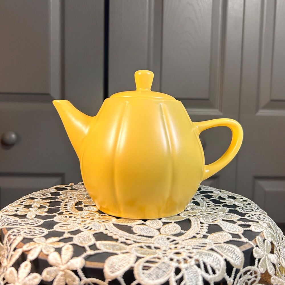 Teapot with Lid 2 Cups Yellow New